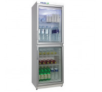 Холодильный шкаф, разделенная стеклянная дверь DM-135/2-Eco