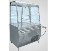 Прилавок-витрина холодильный ПВВ(Н)-70Т-С-НШ с гастроёмкостями 